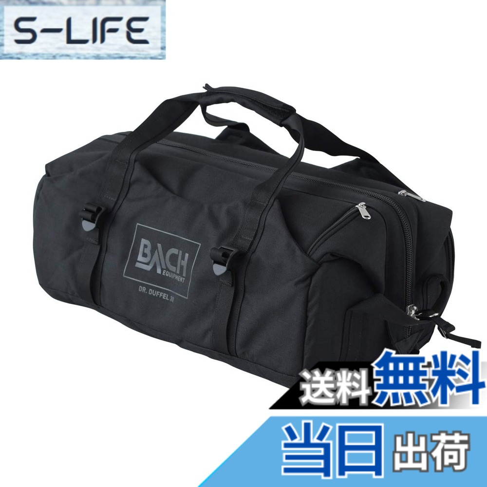 【貨物輸送無料】[バッハ] BACH お医者さん ダッフル 30リッター Dr.Duffel 30L ボストンバッグ 膜鳴楽器型御徒面子 メン 281353-0001 30L / black 色：黒いこと、大いさ：30L