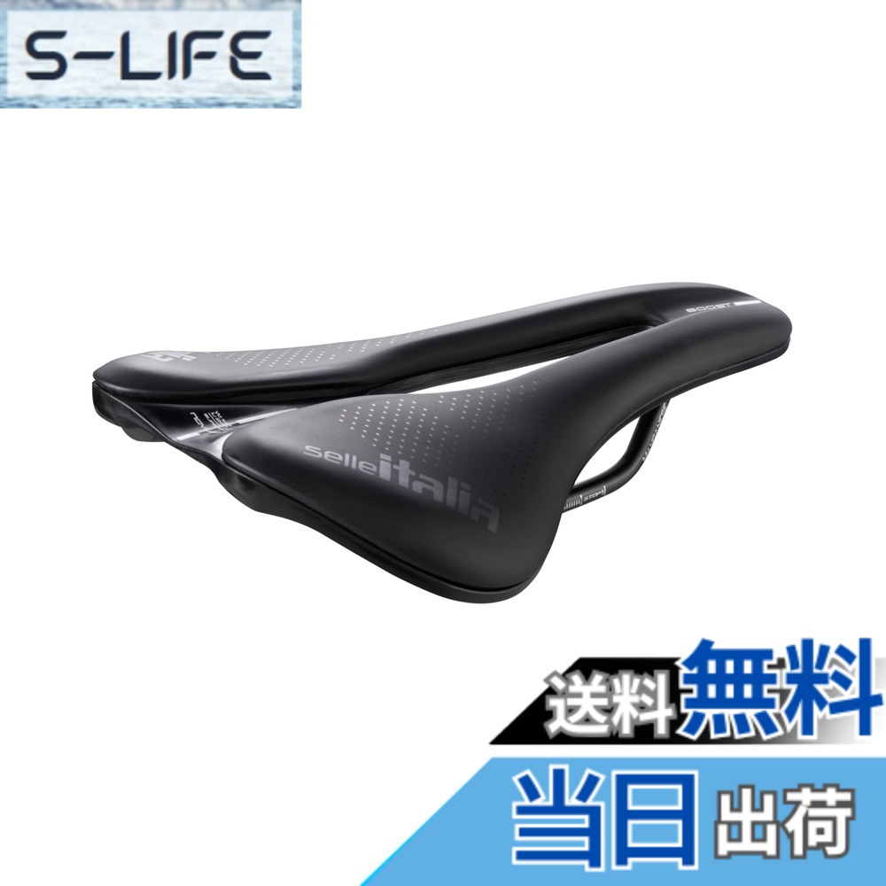 【貨物輸送無料】セライタリア(Selle Italia) NOVUS BOOST EVO S.F Mn BK L サドル 色：黒いこと、大きさ：15.7長さ x 33.8幅 x 3高さ 珊