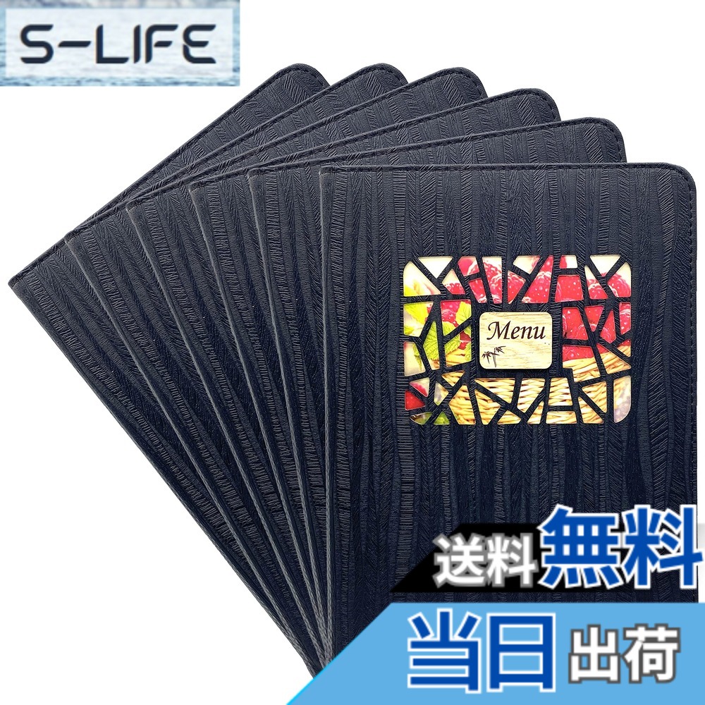 【貨物輸送無料】akindou 献立て表書き付け A4大きさ 中綴じ 全16面 受け入れる能力のある 献立て表 縦挿し 取り替え飾り気の無い 赤ちょうちん 和食 洋食 中華 勝手もと鉄道車両 色：黒いこと6冊仕掛ける