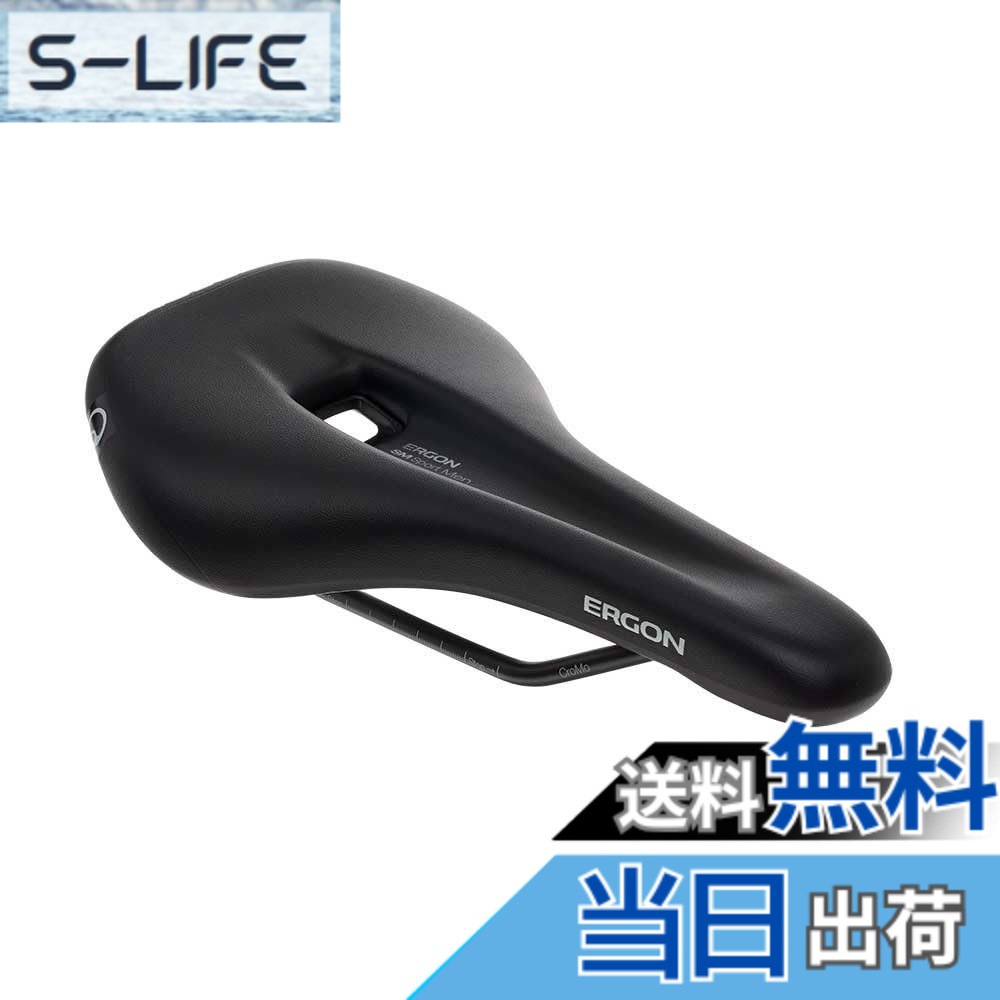 【貨物輸送無料】エルゴン SM 運動競技 メン 黒いこと サドル M/L(SDL31101) 色：黒いこと