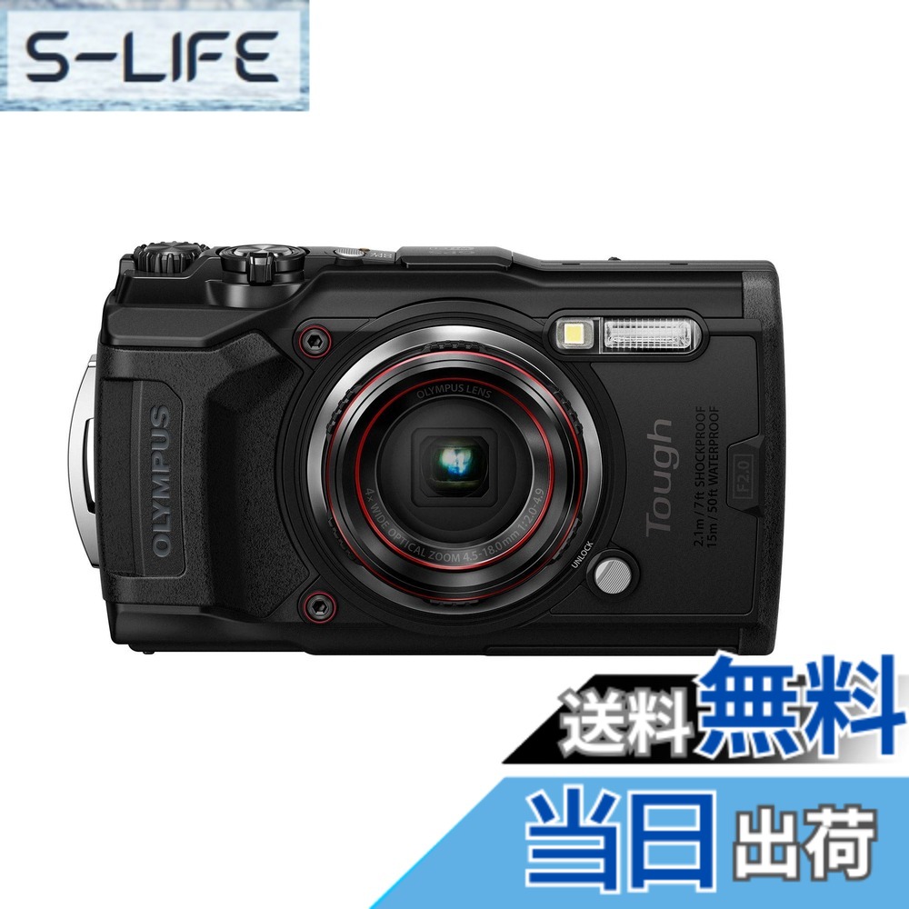 【送料無料】OLYMPUS デジタルカメラ Tough TG-6 色：ブラック、サイズ：1個 (x 1)｜S-LIFE 54,960円