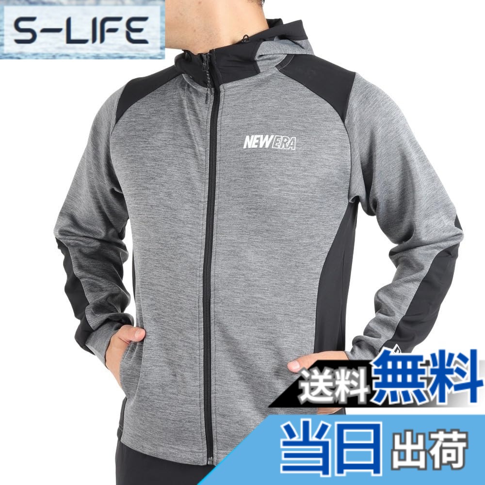 【貨物輸送無料】ニュー内鰓（NEW ERA） PA ウォームアップジャケット 13870612 色：暗灰色薄墨色、大いさ：S