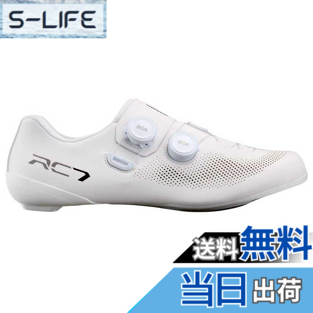 【送料無料】[シマノ] SH-RC703M サイクリングシューズ 色：ホワイト、サイズ：25.5 cm｜S-LIFE
