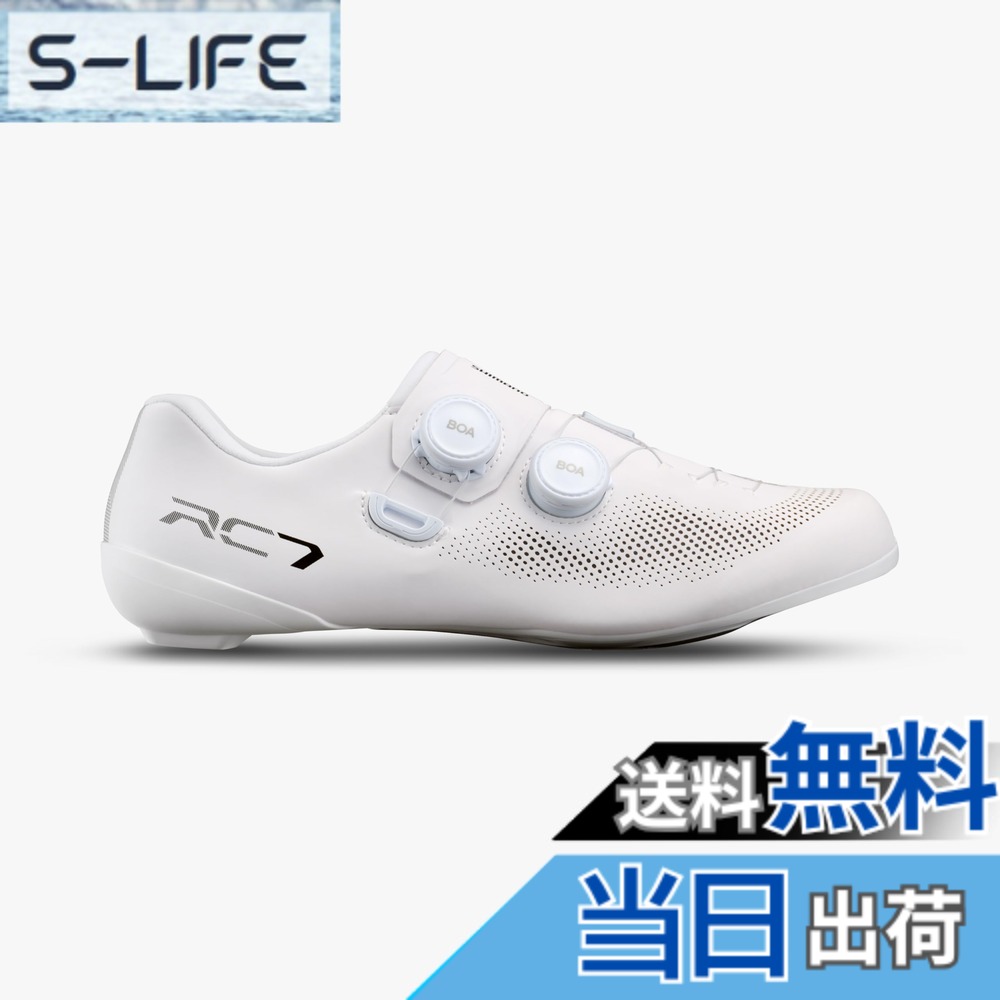 【貨物輸送無料】[シマノ] SH-RC703M サイクリングシューズ 色：白いこと、大いさ：40(25.2糎)