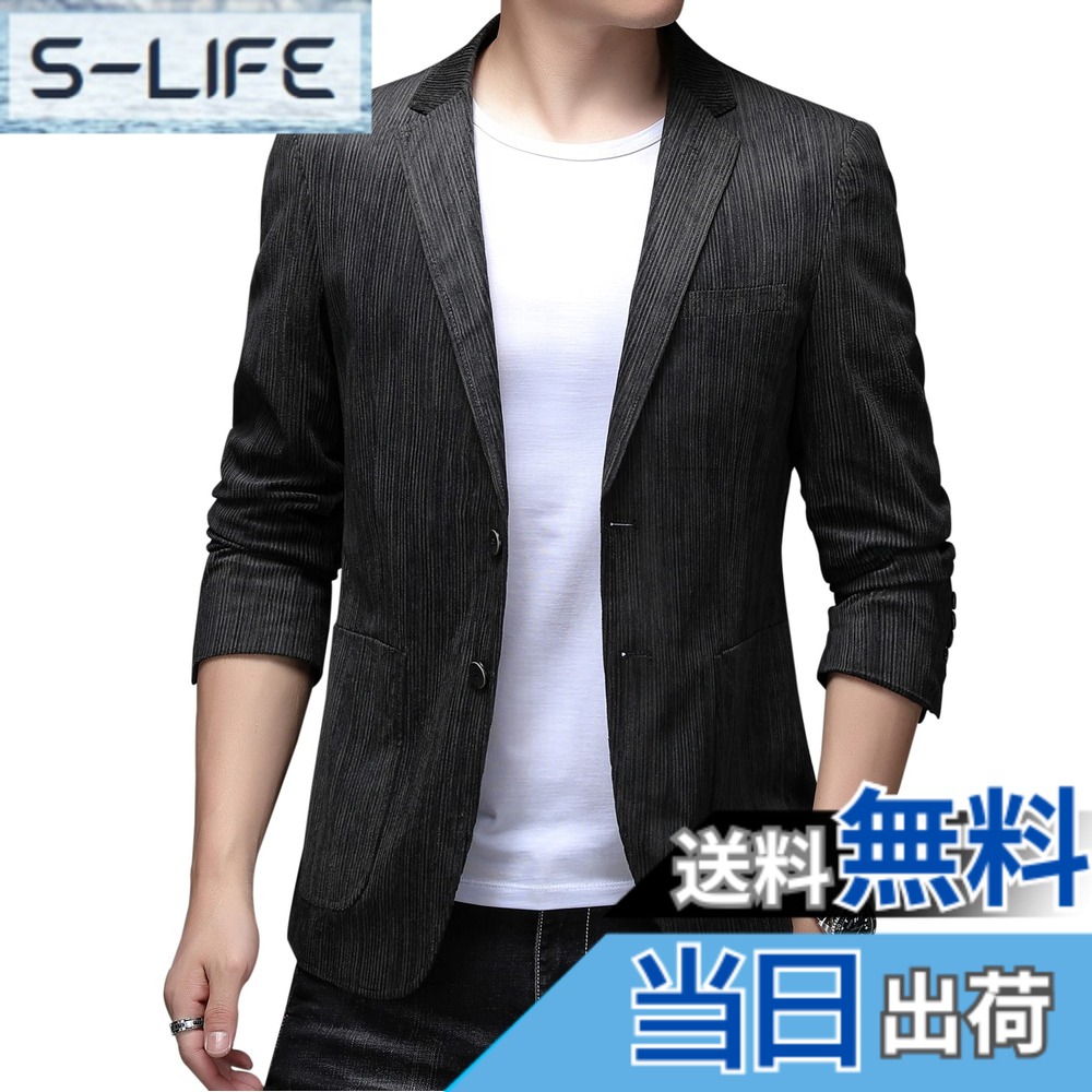 【貨物輸送無料】[FHLHY] テーラードジャケット メンズ 細身 長袖 背広上衣 心地好い 商行為 今めかしい おおきい大きさ 色：緑であること 3397、大きさ：2XL