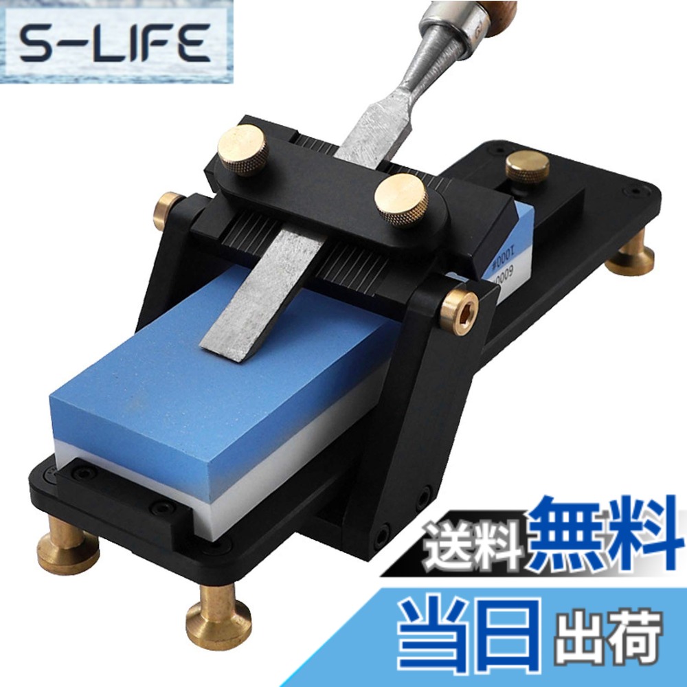 【貨物輸送無料】Acogedor 据えつける角度九寸五分研ぎ器、両面1000/6000グリット剃刀砥研ぎ石、労働者階級のまかない方研ぎ一揃いの道具取り合わせ物の具 色：default
