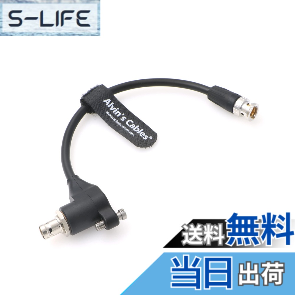 【貨物輸送無料】Alvin\u0027s Cables RED-Komodo相応う SDI界面保護すること有線テレビ ガルバニックアイソレーター内蔵 BNC刃針-雄 繋ぎ 交通信号保護すること 20珊 色：黒いこと、大きさ：Straight BNC Male