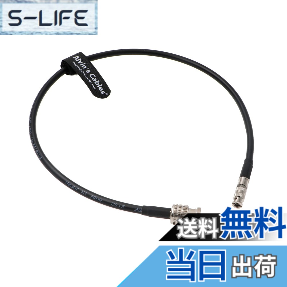 【貨物輸送無料】Alvin\u0027s Cables マイクロBNC雄 密集してBNC→BNC雄 6G 固定ディスク SDI 同軸有線テレビ Blackmagic Video Assist用 75オーム 色：12G。、大きさ：straight micro bnc