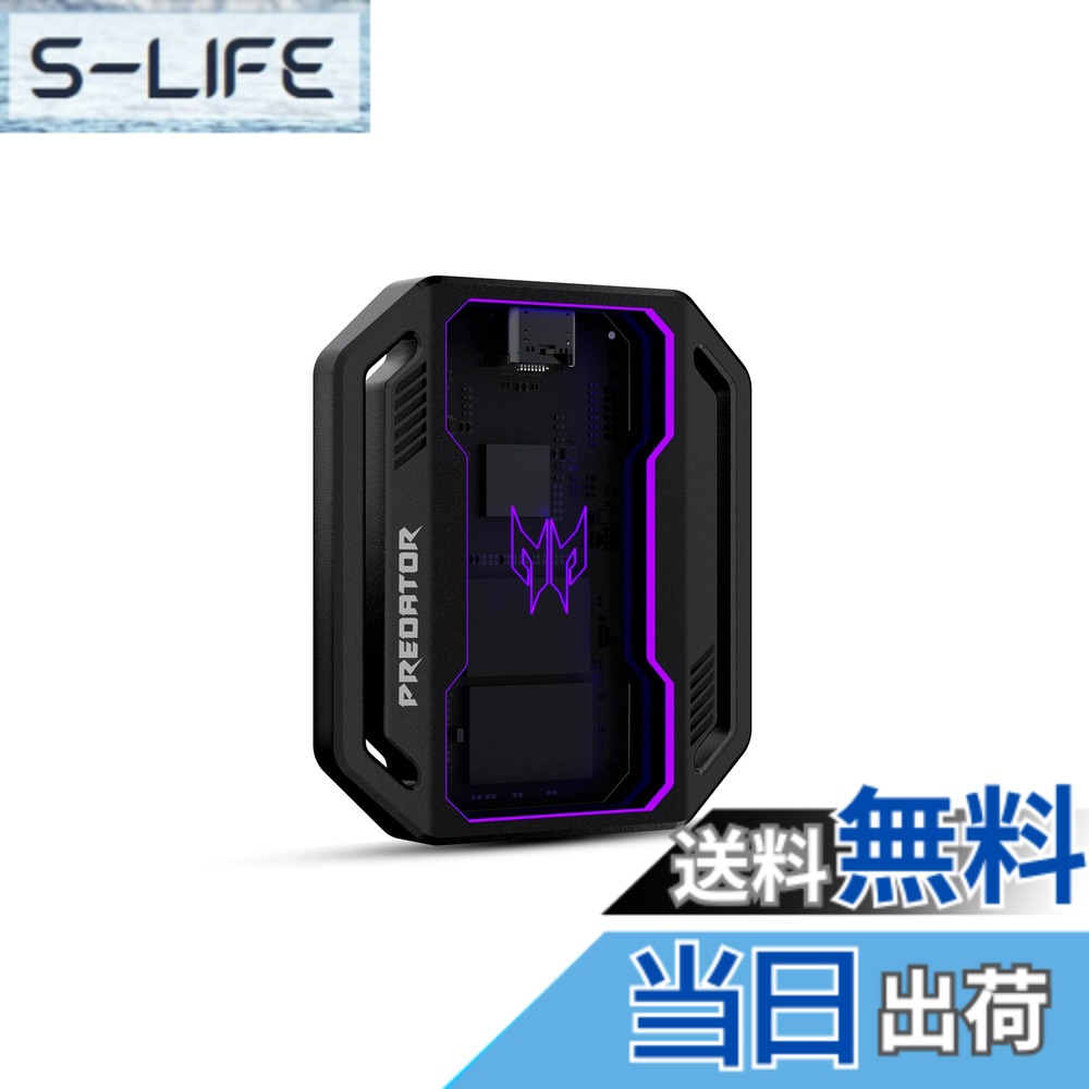 【貨物輸送無料】Acer Predator 外信用販売SSD GP30 USB3.2 Gen2x2 最大限度読出2000MB/s RGB発しる型 携帯型SSD 4K ProRes映画化相応う 軽銀アロイ USB A/C有線テレビ属する Windows/Mac os、なおなお書き5、Android、iPhone15つづき物先へ相応う 金属元素筐体 製造会社5年 大いさ：2結核症