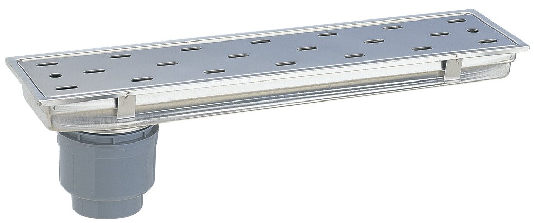 【貨物輸送無料】三栄水栓 【風呂場用水抜き社会的単位】 HARDWARE_TUBING 色：しろがね色、大きさ：450