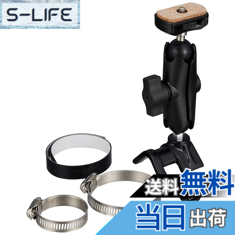 【貨物輸送無料】REC-MOUNTS 赤ちょうちんマウント BB仕掛ける 手合いK (17φ-64φ) ロールバーなどに至適 ディジカメ 動きカム ウェアラブルカメラ GoProも相応う 録ドリに 大きさ：手M