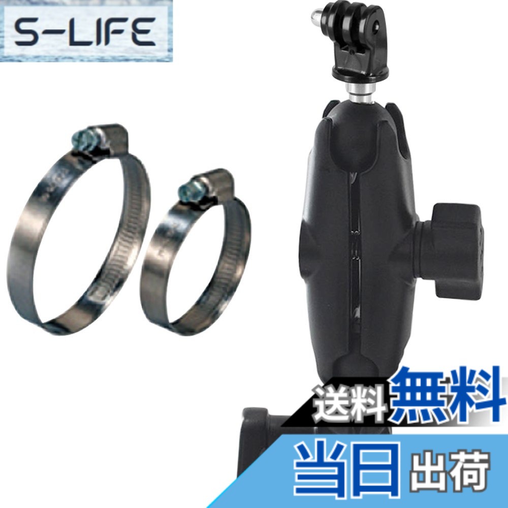 【貨物輸送無料】REC-MOUNTS for GoPro(ゴープロ)HERO続きもの用マウント HERO HERO2 HERO3 HERO3+ HERO4 HERO Session 選りぬき相応う 色：しろがね色、大きさ：ロールバー/民俗音楽/手M(94粍)