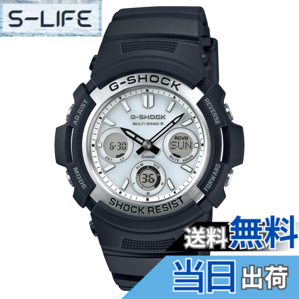 【貨物輸送無料】[カシオ] ウォッチ ジーショック 【国内置き目品】AWG-M100 脂ダンス楽隊 色：白いこと、大きさ：1個