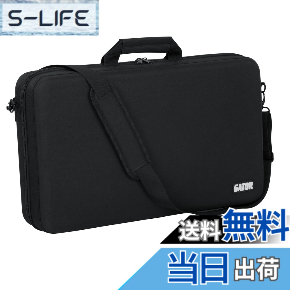 【貨物輸送無料】Gator Cases ゲーター 甲殻入れもの DJ制御装置\u0026かかわり合い機械用 色：黒いこと、大いさ：23\