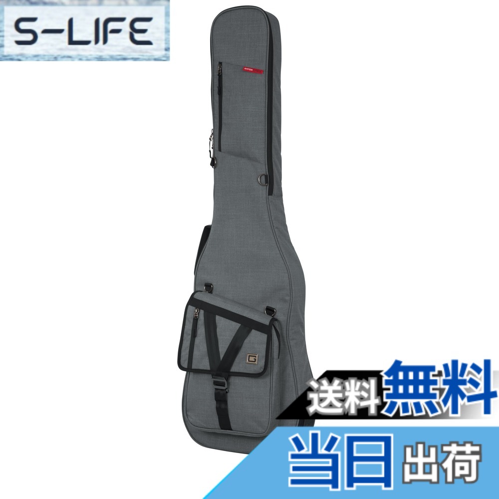 【送料無料】GATOR ゲーター エレキベース用 ギグバッグ Transit Series GT-BASS 【国内正規品】 色:グレー|S-LIFE