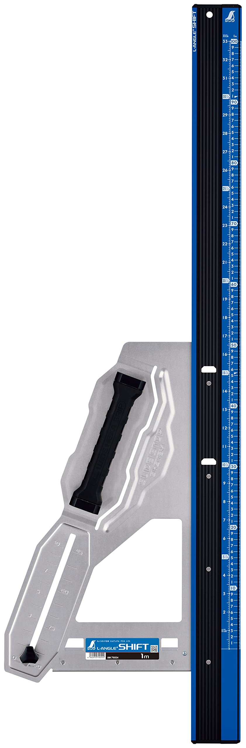 【貨物輸送無料】丸ノコガイド エル一角つづき物 色：しろがね色、大いさ：1m 定規・メジャー-手芸・クラフト・生地-日用品雑貨・文房具・手芸