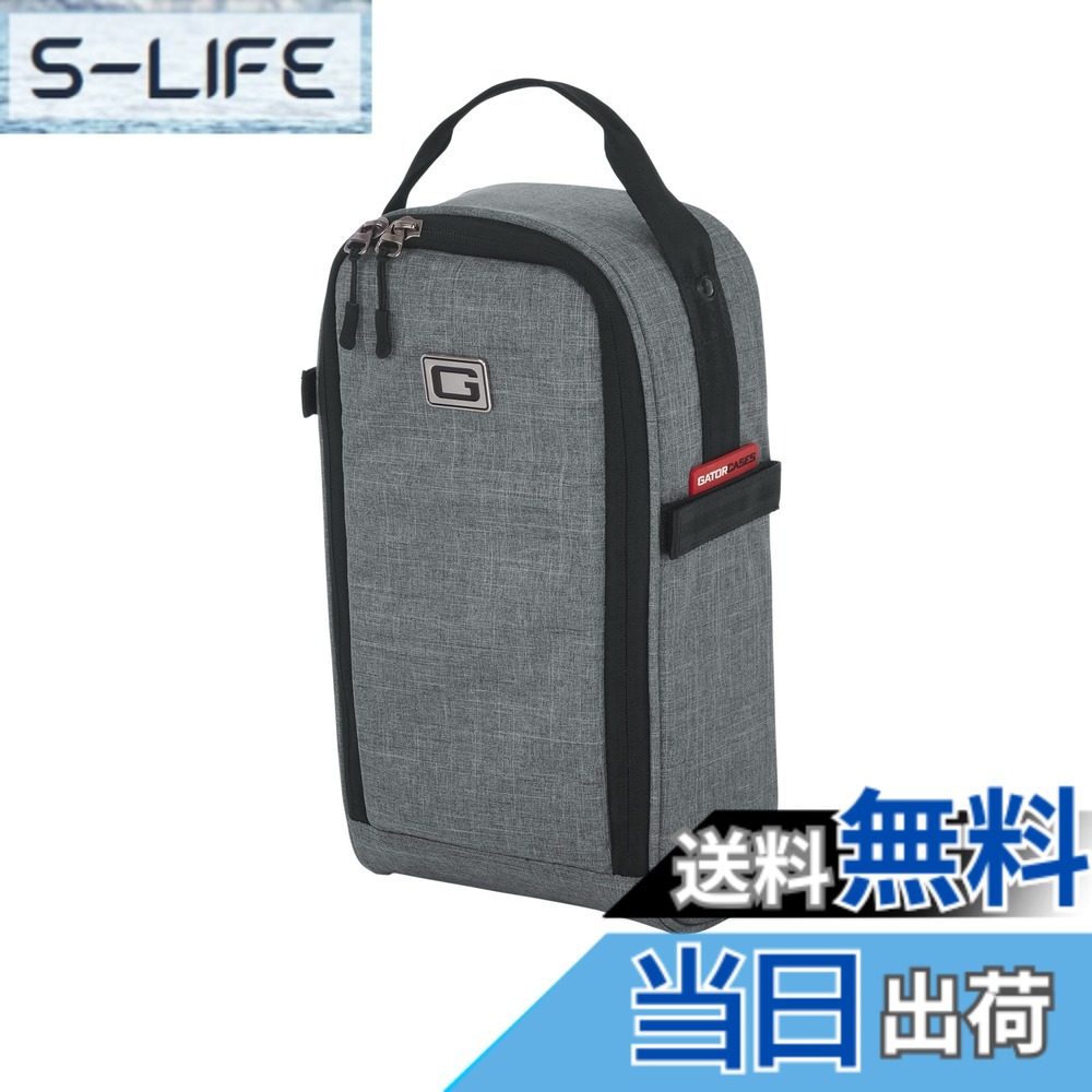【送料無料】Gator Cases ゲーター キャリングバッグ 周辺アクセサリー用 Transit GT拡張対応 14"x7" ブレンドファブリック外装 Transit Accessory Bags Series GT-1407-GRY 【国内正規品】 色：グレー、サイズ：全長: 35.6cm / 奥行: 17.8cm / 高さ: 10.2cm｜S-LIFE