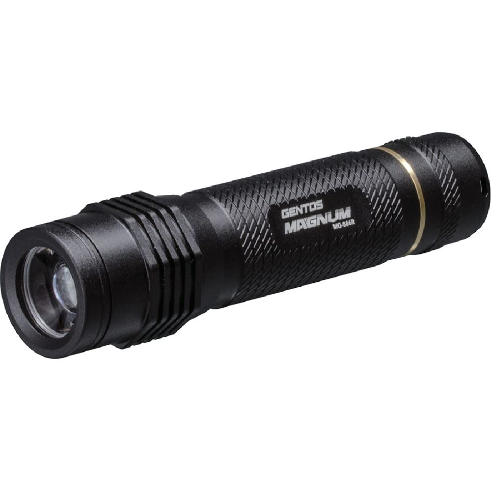 【貨物輸送無料】GENTOS(ジェントス) LED 懐中照明ランプ マグナム 【明るさ240-470lm/実用点灯3-19第四次元/耐塵/耐水/転がり押しとどめる】 ANSI判定基準判定基準 大きさ：1個 (x 1)