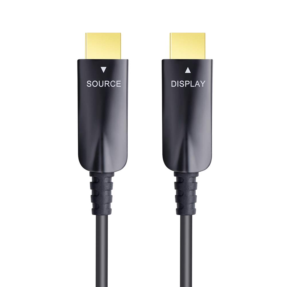 【貨物輸送無料】DTECH ハイスピード HDMI有線テレビ 4K 30サイクル 1080p 60サイクル相応う やわらか か細い 取りひろげる 長距離架線 黒いこと 色：黒いこと、大きさ：15m