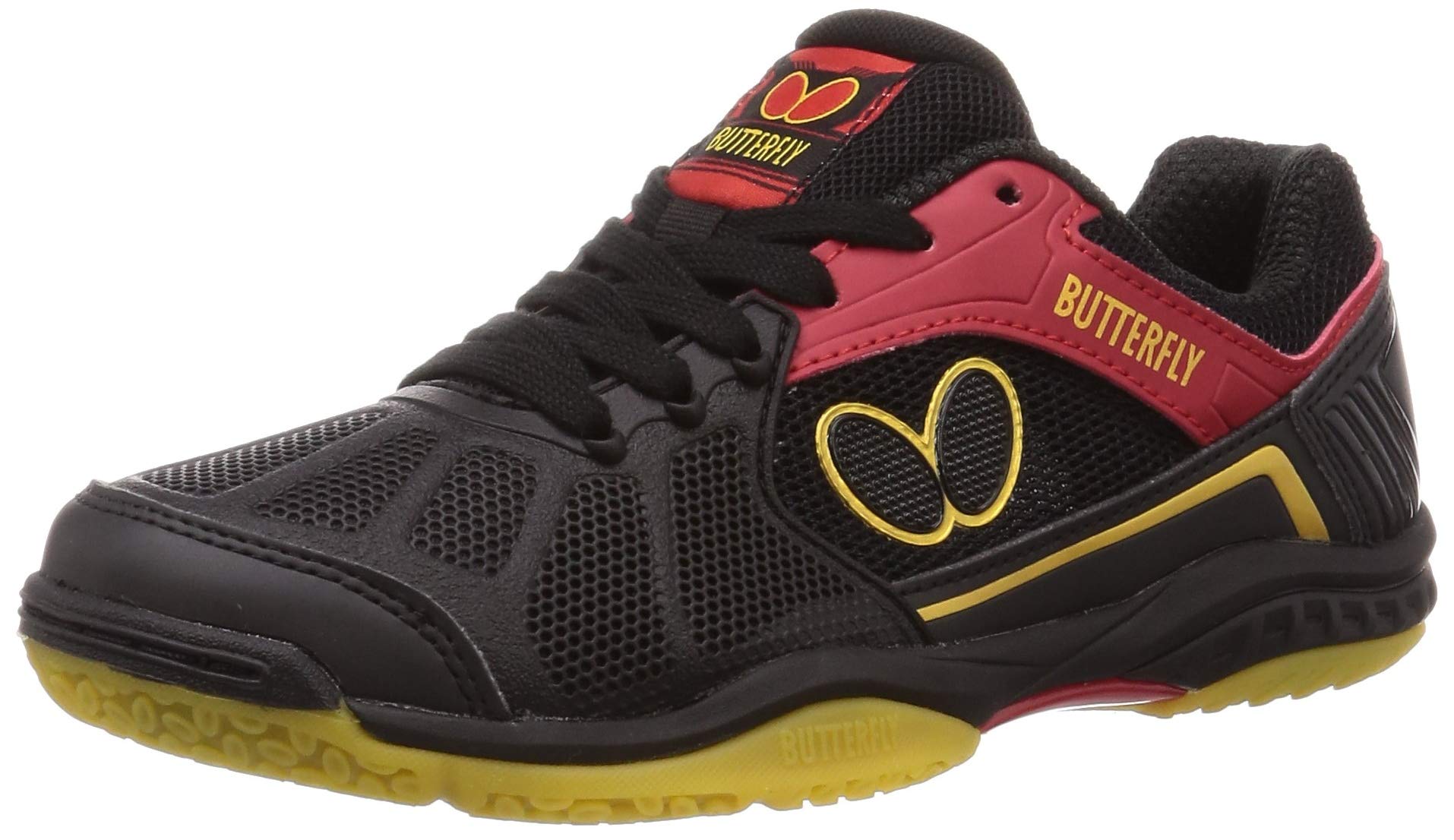 【貨物輸送無料】夢見鳥(Butterfly) メンズ レゾラインシューズ 色：黒いこと、大きさ：26.0 糎