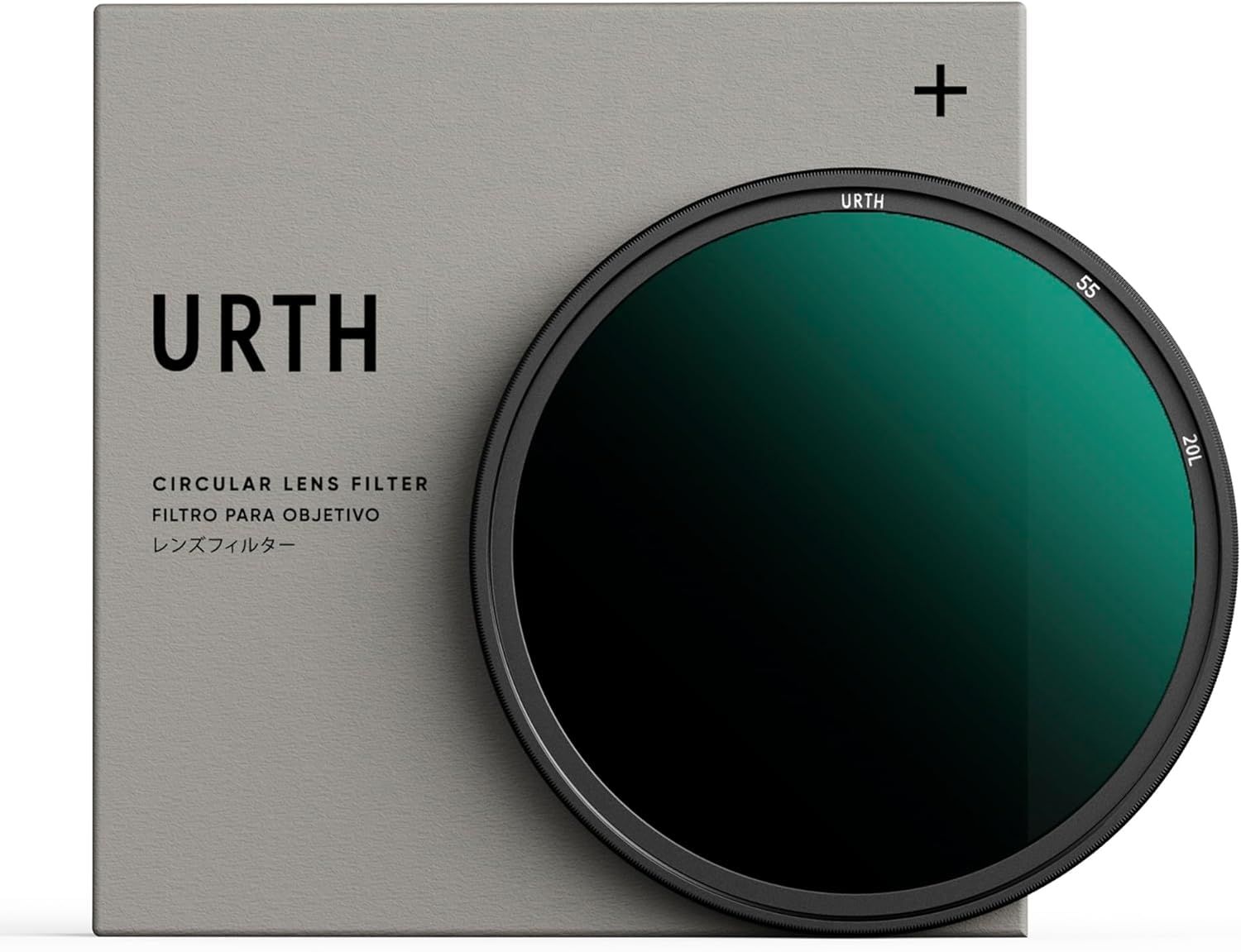 【貨物輸送無料】Urth ND64 水晶体水漉し(足し加える+) 6立ちふさがる くっ付ける ND水晶体水漉し (高透過率率 / 20層 ナノ上塗り) 光学硝子 大きさ：55粍