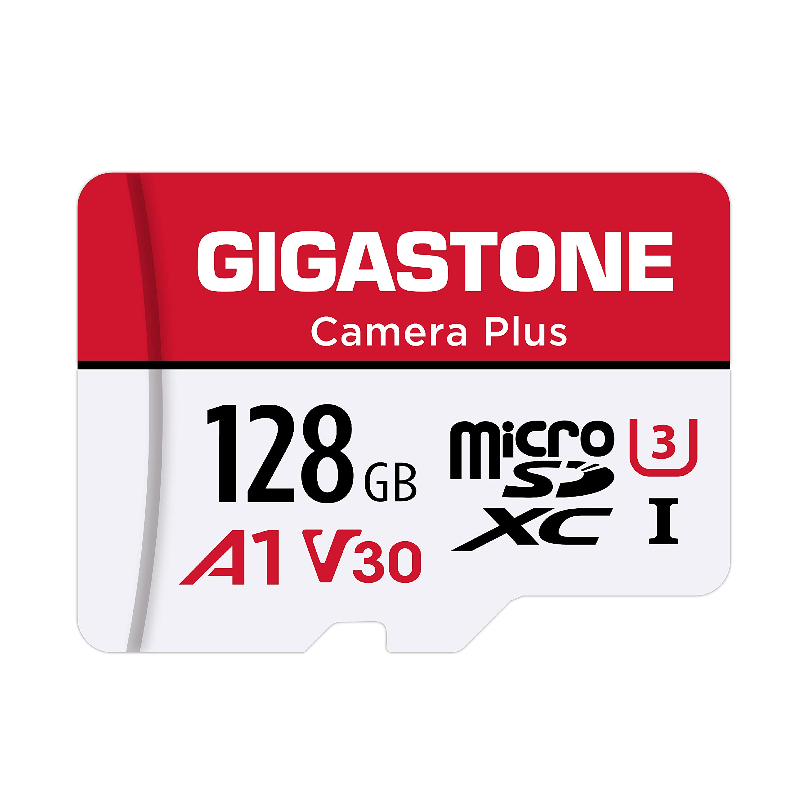 【貨物輸送無料】GIGASTONE マイクロsd歌留多 256-2-1 Core Group-Redwhite 色：128GB Camera Plus 1枚仕掛ける、大きさ：128GB