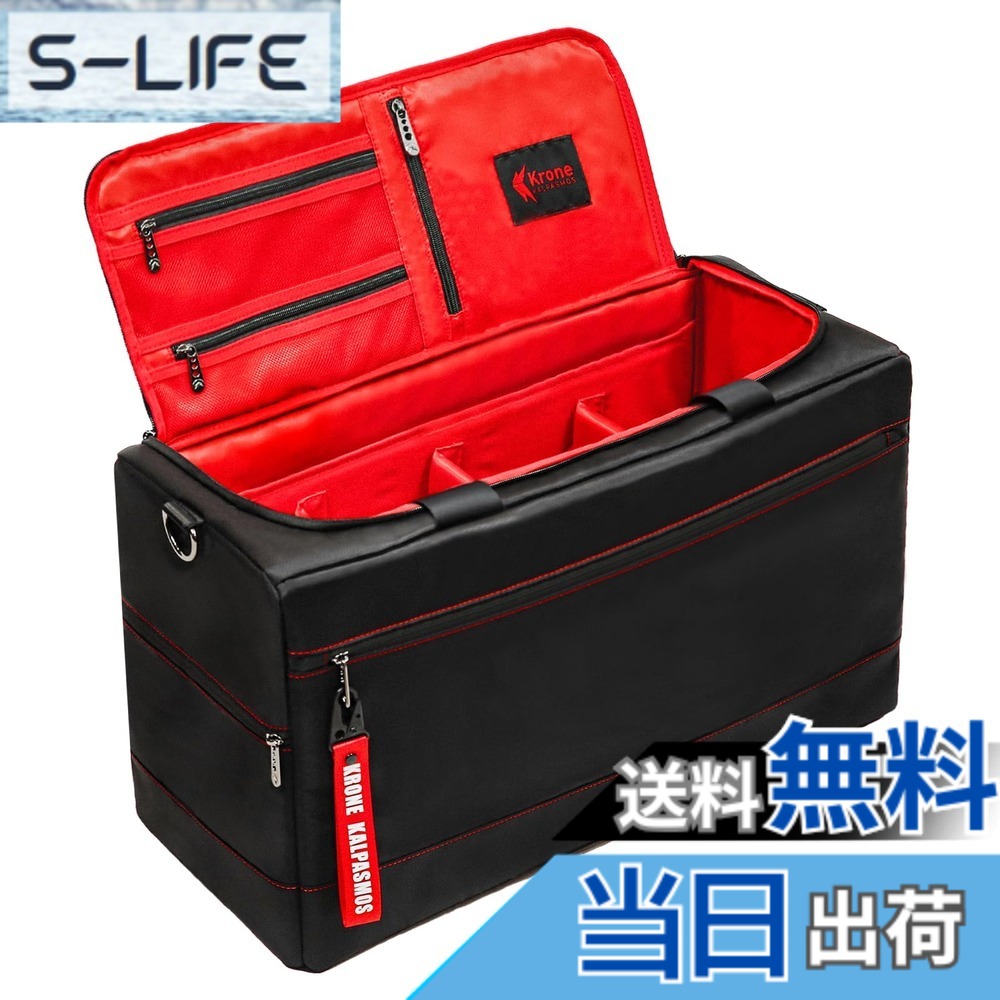 【貨物輸送無料】Krone Kalpasmos 旅する用ダッフルバッグ 50L 特大大きさ スポーツダッフルバッグ メンズ 青碧 色：赤いこと、大きさ：58x25x33 珊