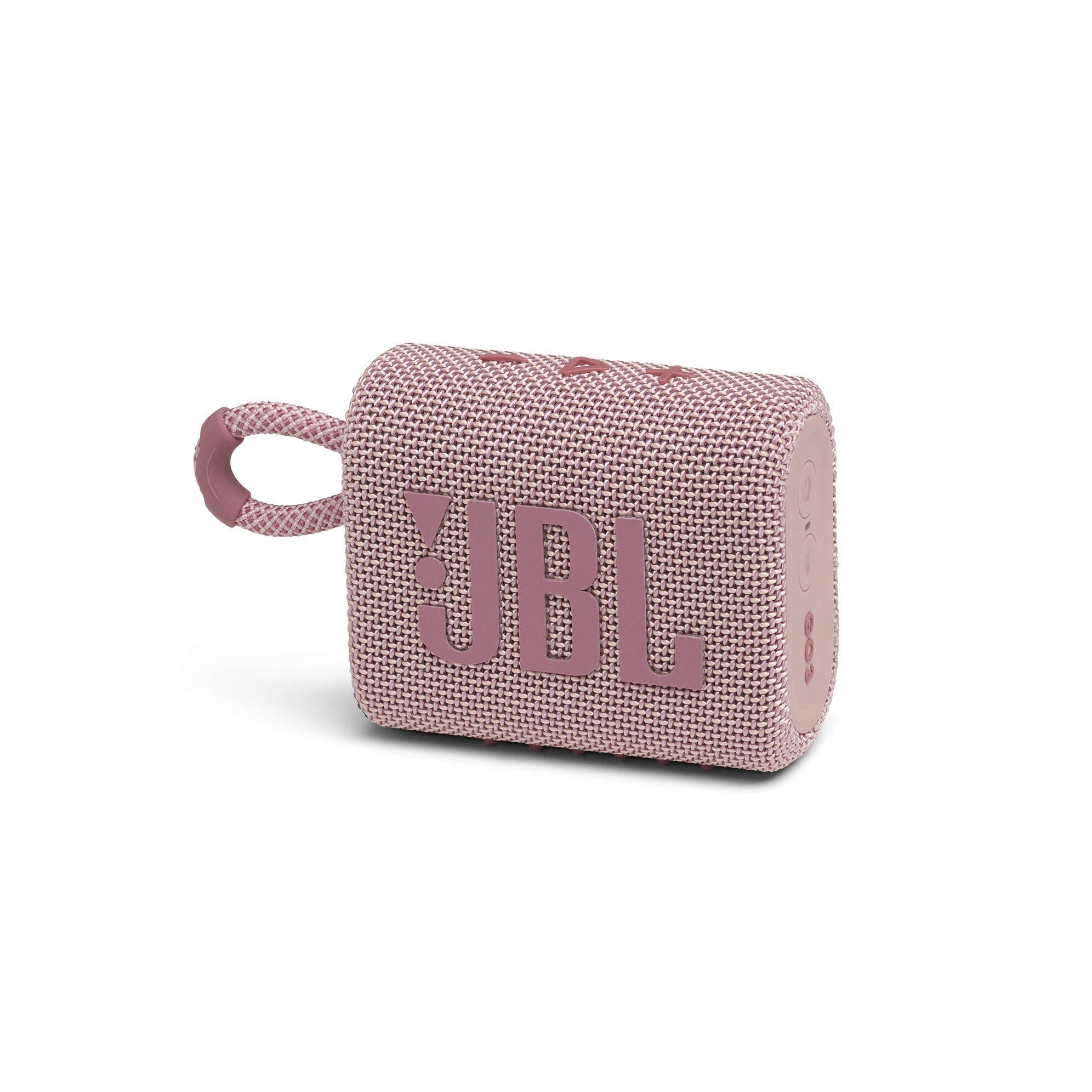 【貨物輸送無料】JBL GO 3 Bluetooth金棒引き USB C申し受ける/IP67防塵雨合羽/パッシブラジエーター積み上げる/携帯型/2020年青写真 色：サクラ色