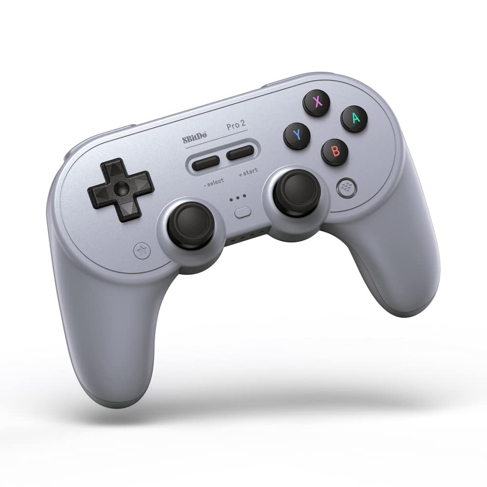 【貨物輸送無料】8Bitdo Pro 2 Bluetooth Controller NS Switch・Windows・Android・macOS・Steam・Respberry Pi用 色：Gray