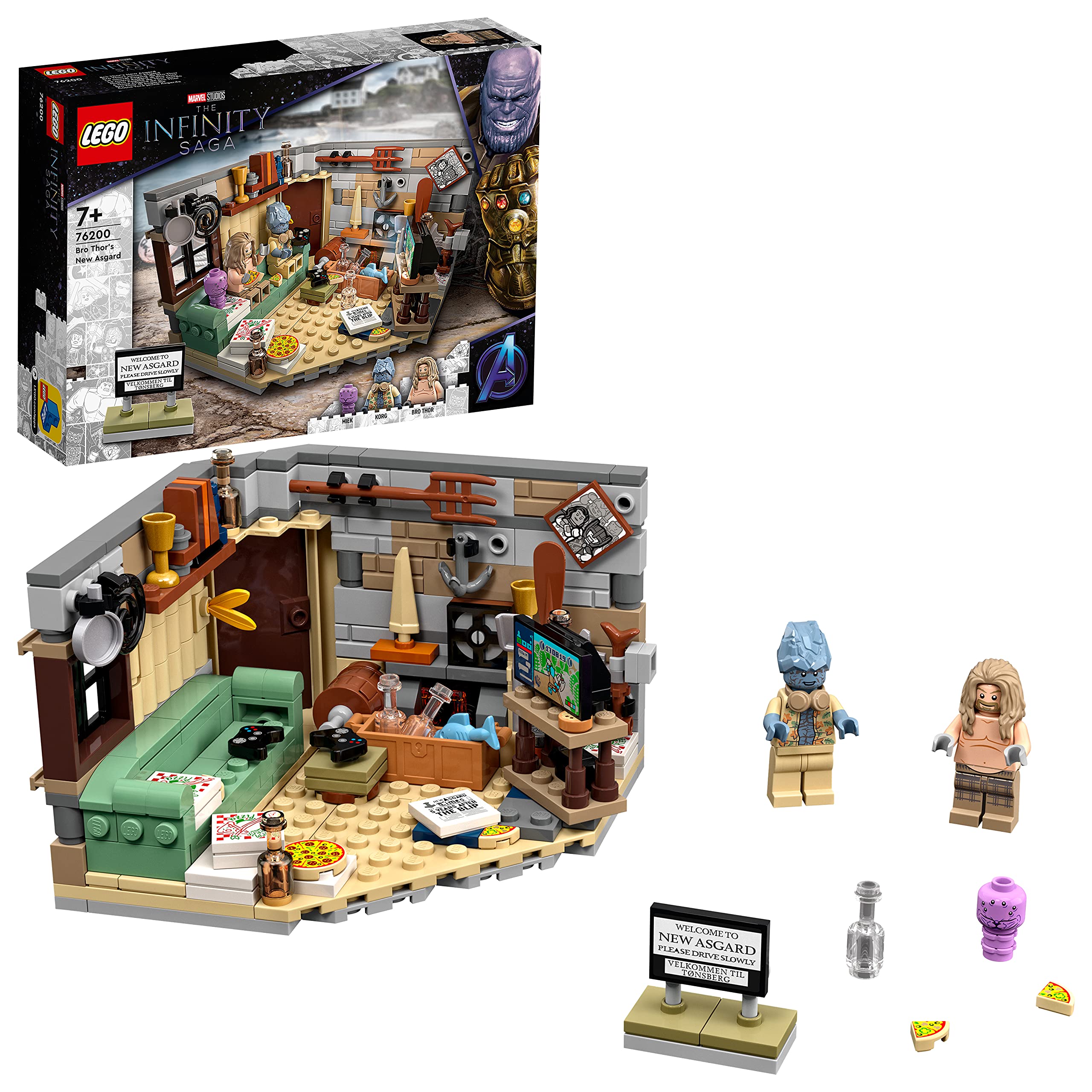 【貨物輸送無料】レゴ(LEGO) スーパー・ヒーローズ ソーの新アスガルド 76200 大きさ：一大きさ