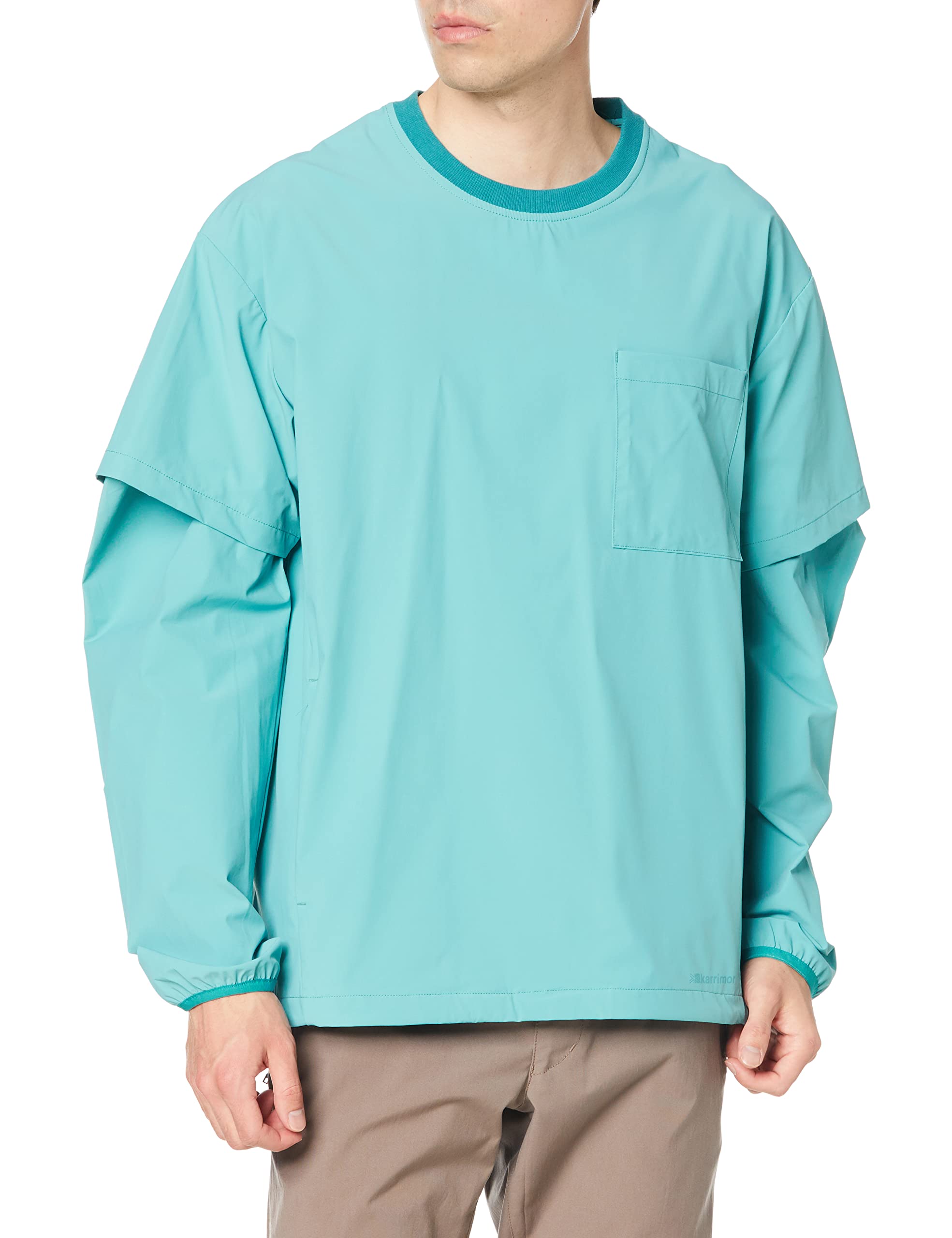 【貨物輸送無料】[カリマー] 労働者の一団 travel 2 way crew 色：Turquoise Tonic、大きさ：XL