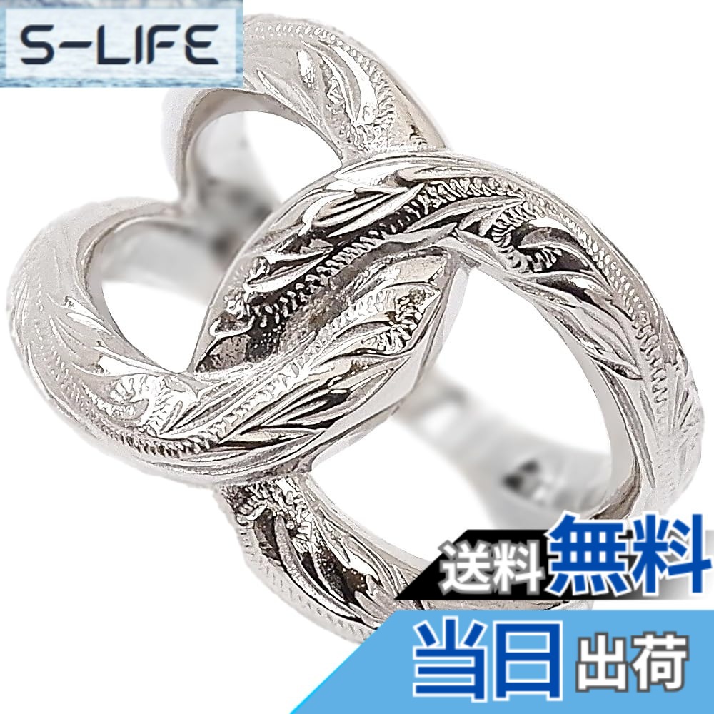 【貨物輸送無料】[ジュライス] ハワイアン宝飾品 輪っか 指環 エタニティー CC レディース メンズ 差し上げ物 金属元素アレルギー反応相応う サージカル ステンレス鋼 色：スチール写真しろがね色