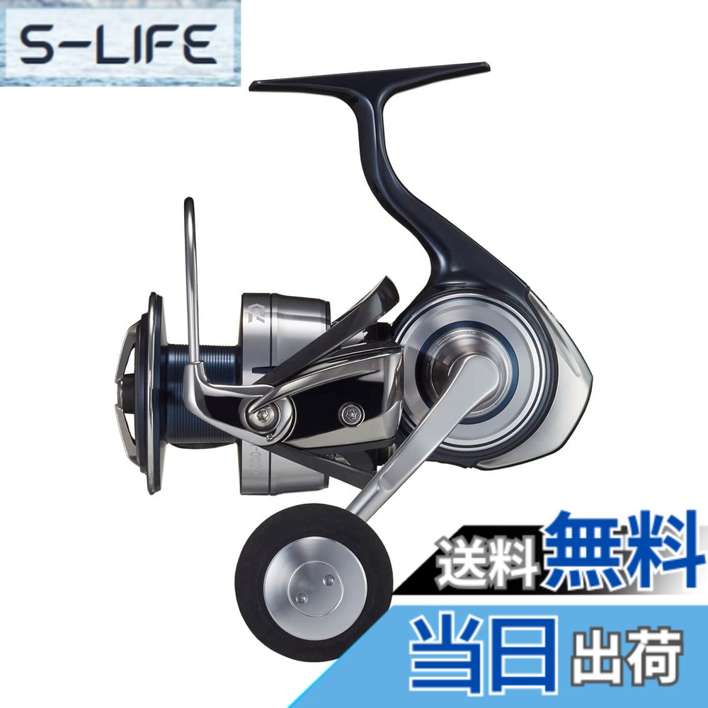 【貨物輸送無料】ダイワ(DAIWA) スピニングリール 21セルテート SW 5000~6000大いさ ジギング/鋳込み/ショアジギング (2021真似形) 色：黒いこと、大いさ：6000-H