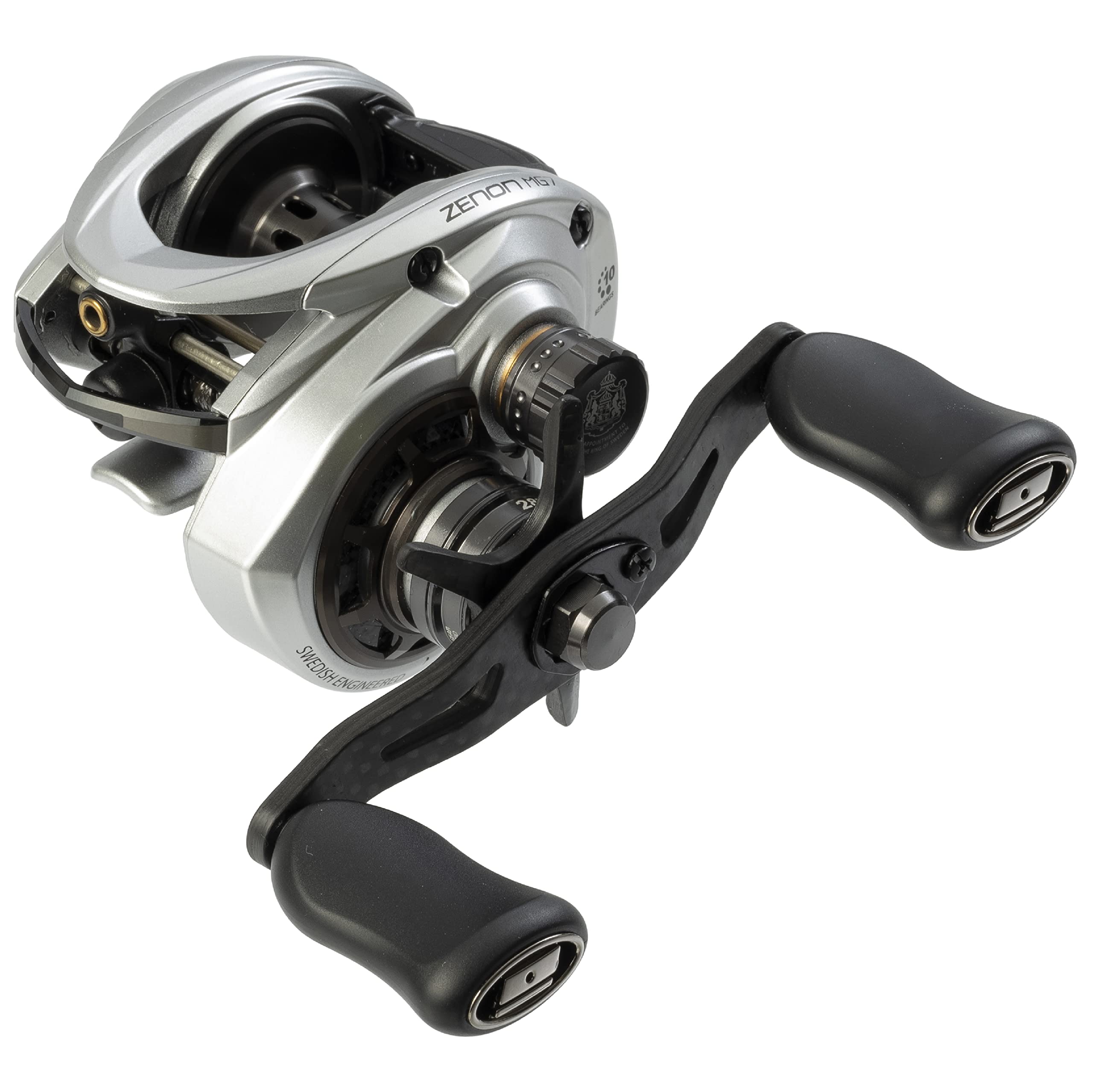 【貨物輸送無料】Abu Garcia(アブガルシア) ZENON ゼノン 各種 ベイトリール ハイエンド 色：なし、大いさ：MG7(7.5:1-MAX75糎) 12重量ポンド-100m