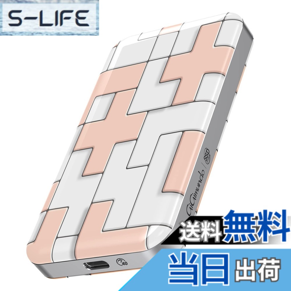 【貨物輸送無料】GiGimundo 携帯型外信用販売SSD 色：40Gbps 2T