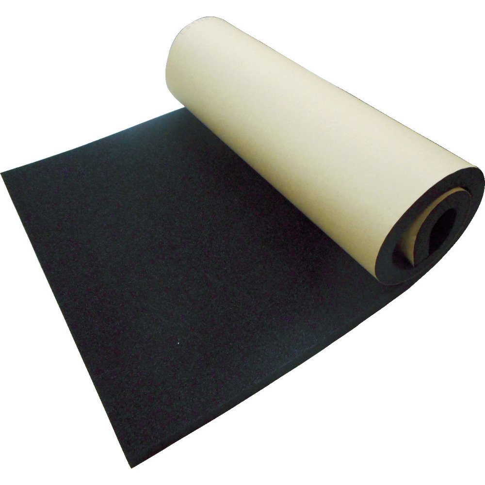 【貨物輸送無料】TRUSCO(トラスコ) 気密雨合羽パッキンシート 15mmx500mmx1m TWST-15500 x 15巻 【容れもの売りわたす】 色：黒いこと、大きさ：15x500粍