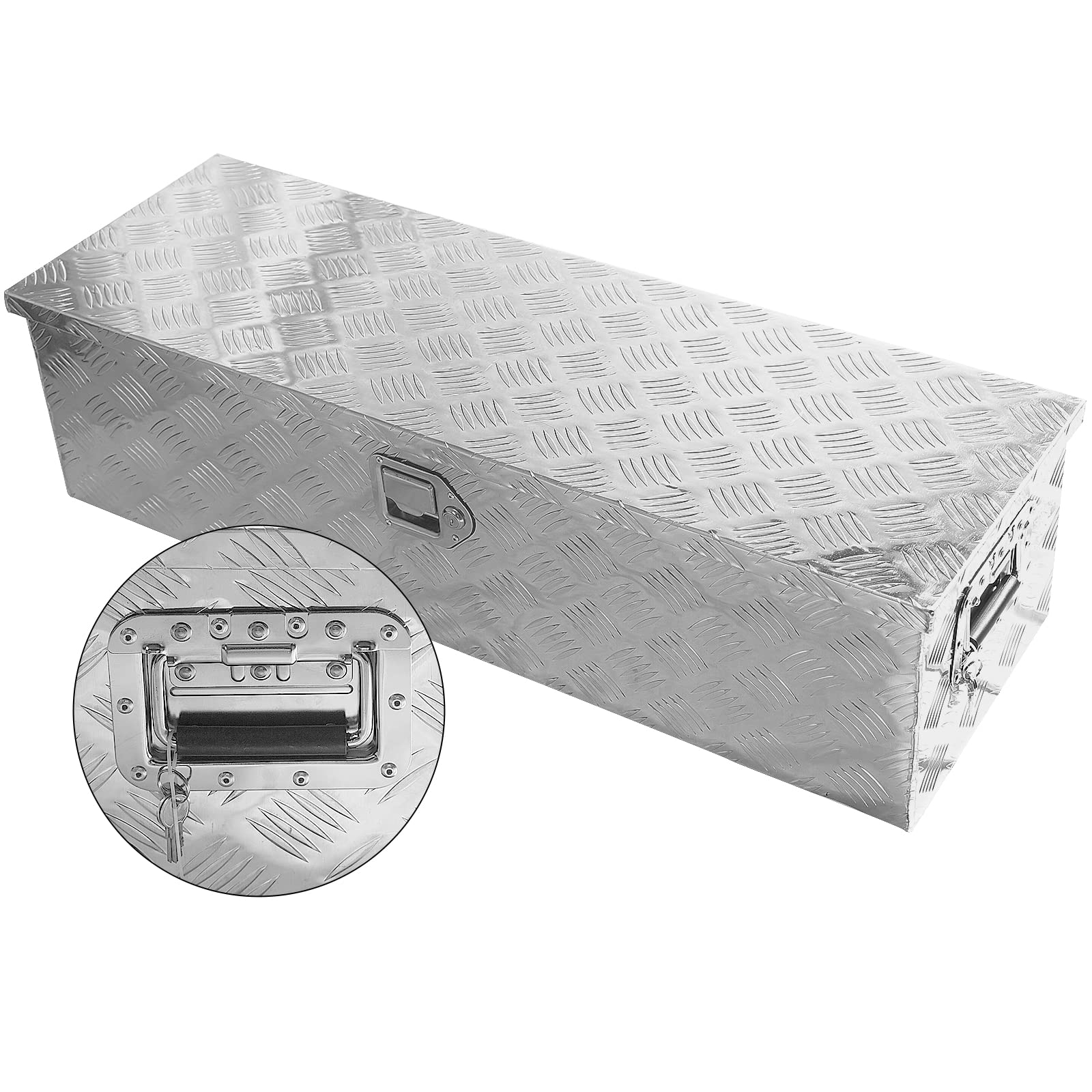 【貨物輸送無料】YESHMA 貨物自動車物の具箱 軽銀ボックス席 物の具ボックス席 軽虎 荷台 納めるボックス席 色：しろがね色、大きさ：M