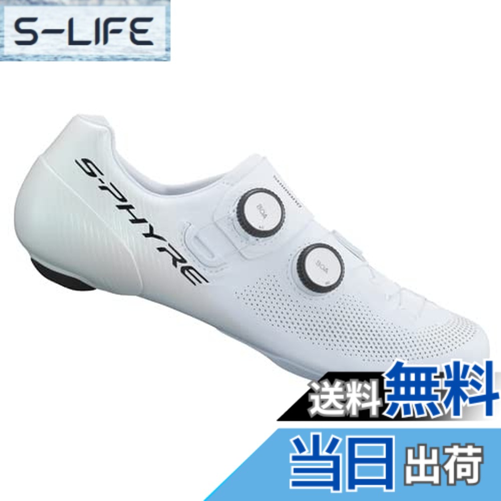 【貨物輸送無料】シマノ(SHIMANO) サイクリングシューズ SH-RC903 S-PHYRE 色：白いこと、大いさ：24.5~25.0 糎