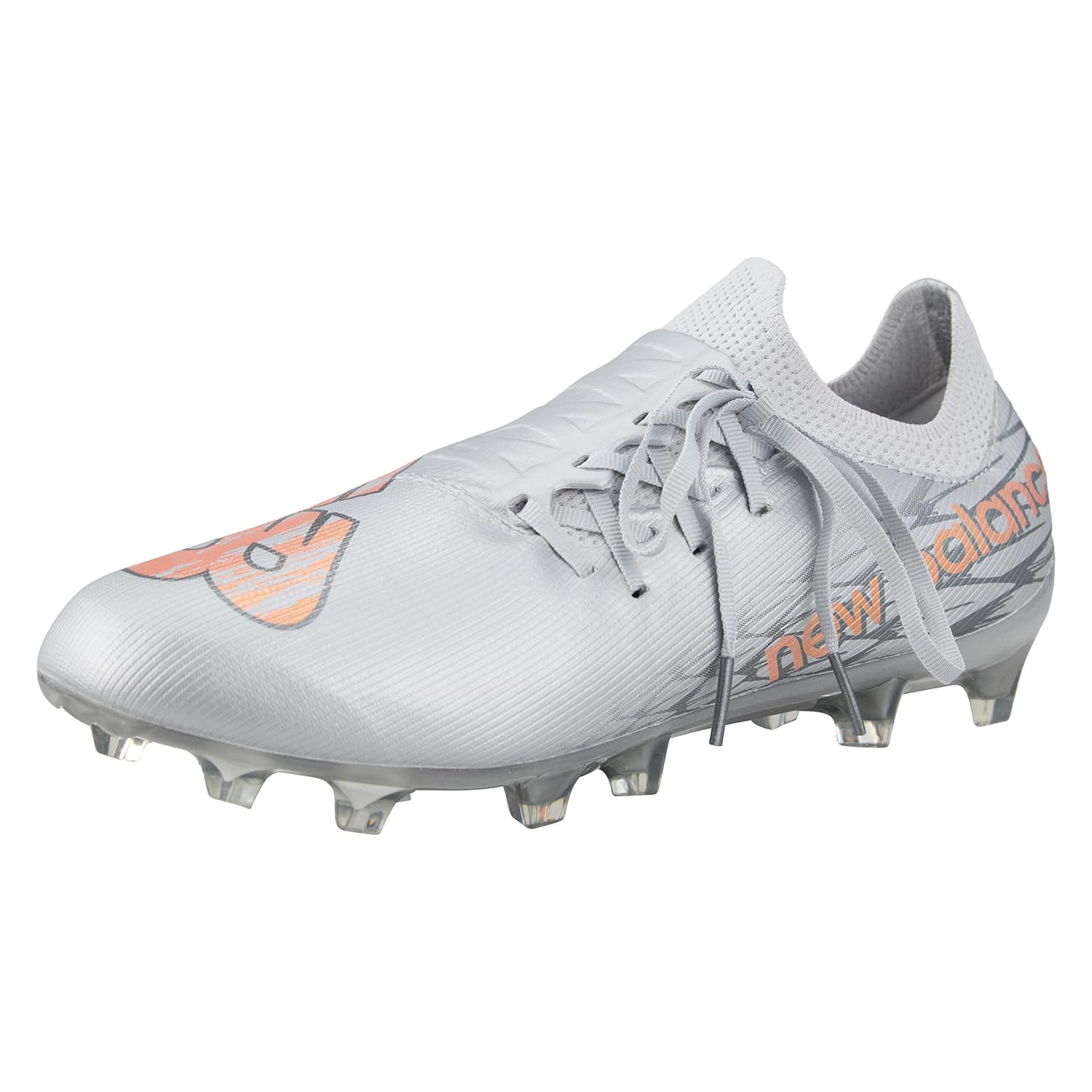 【貨物輸送無料】new balance(ニュー平衡にする) メンズ FURON DESTROY HG(空想科学小説2H) フューロンサッカースパイク 色：GG7(SILVER)、大きさ：26.5 珊 2E