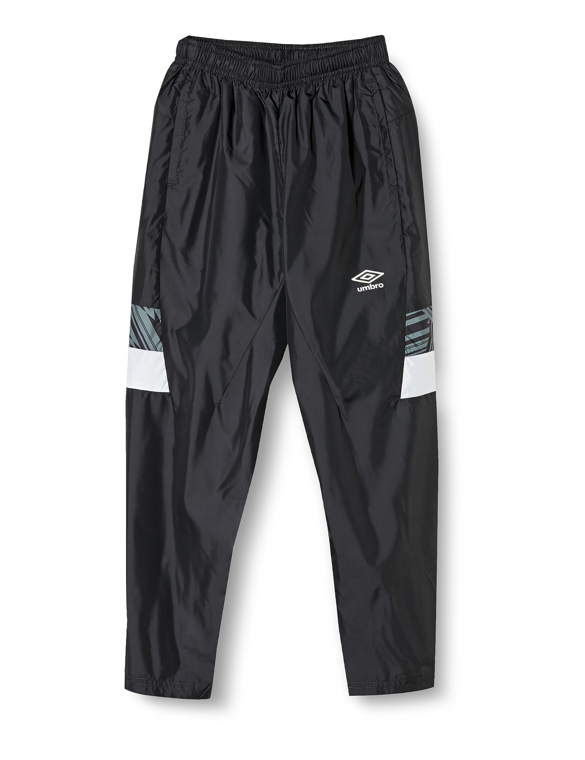 【貨物輸送無料】UMBRO(アンブロ) ロングズボン下【THE THIRD】 ラインドクロスパンツ はっ水 防風 ロングズボン下 お坊っちゃん 小わっぱ キッズ トレーニングボーイズ 色：黒いこと、大いさ：140