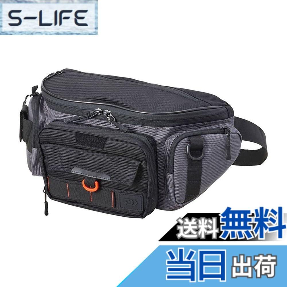 【送料無料】ダイワ(DAIWA) ＨＧウエストポーチ（c）ＧＲ．Ｏ 色：グレーオレンジ、サイズ：One Size｜S-LIFE