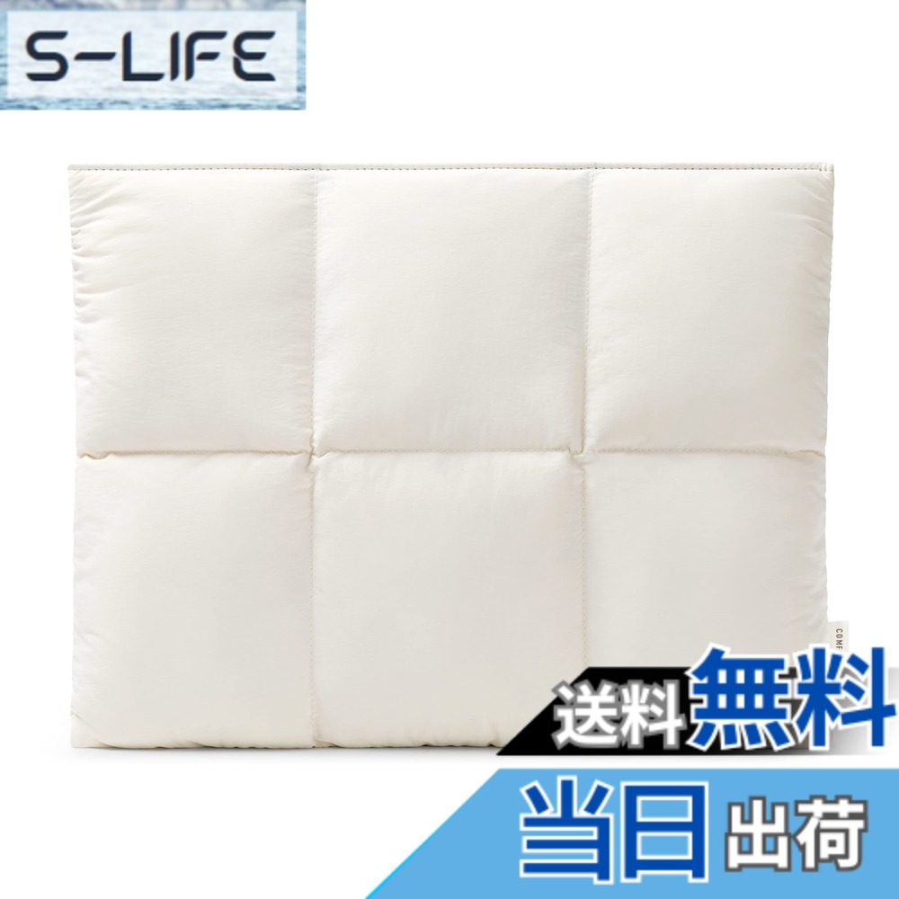 【貨物輸送無料】Comfyable puffy sleeve for MacBook 色：米、大いさ：For 15\