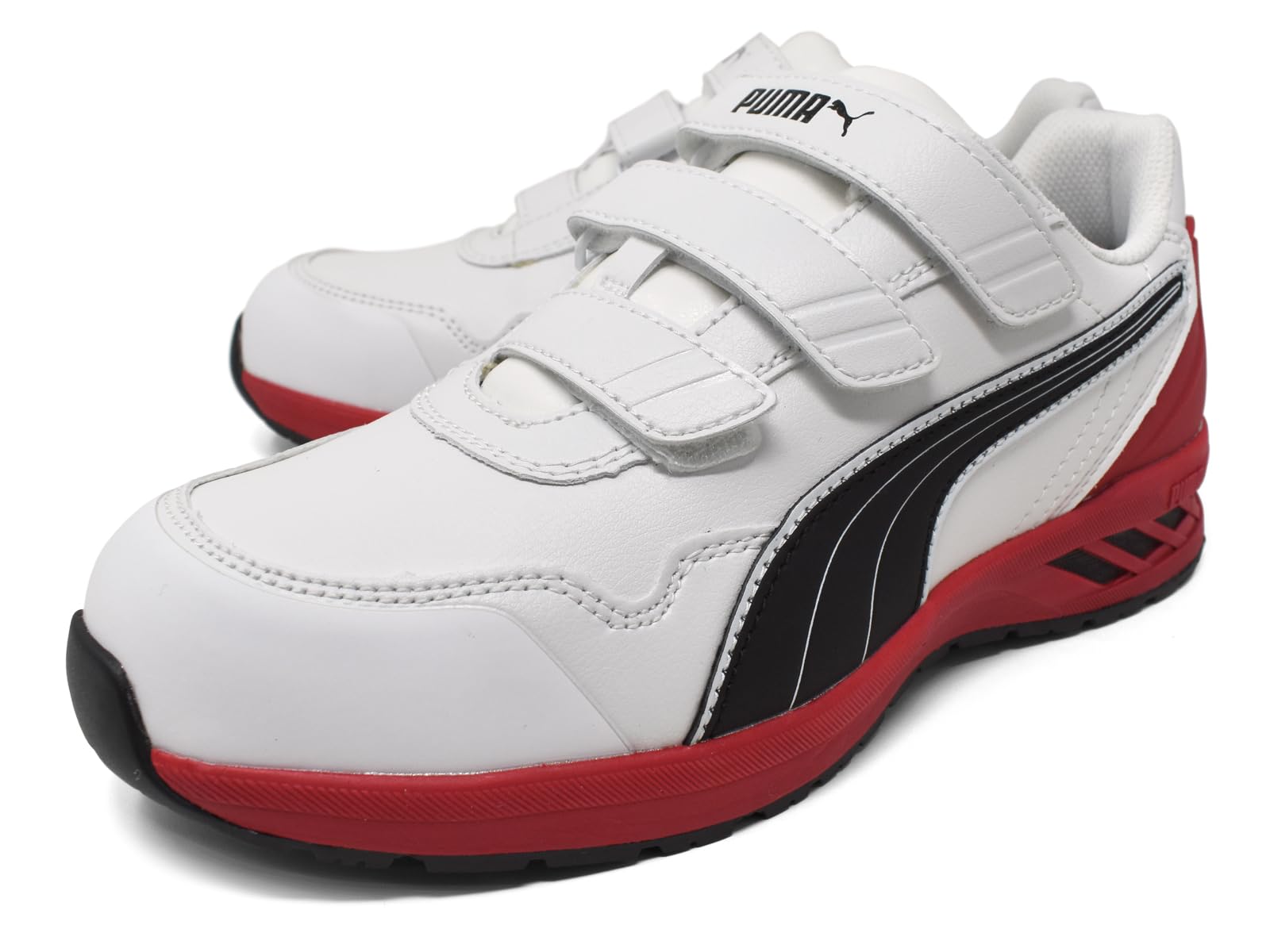 【貨物輸送無料】PUMA SAFETY(プーマセーフティー) メンズ JSAA A種お墨付き 先芯組みあわせる脂 ぼうぜん自失吸い入れる安全性のある靴 やり方靴 乗馬者2.0 置き目 色：白いこと、大きさ：25.0 珊 3E
