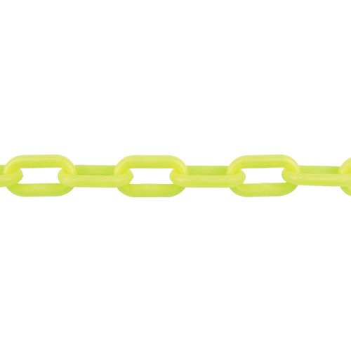 【貨物輸送無料】TRUSCO(トラスコ) プラチェーン 色：6MM、大いさ：螢光黄色