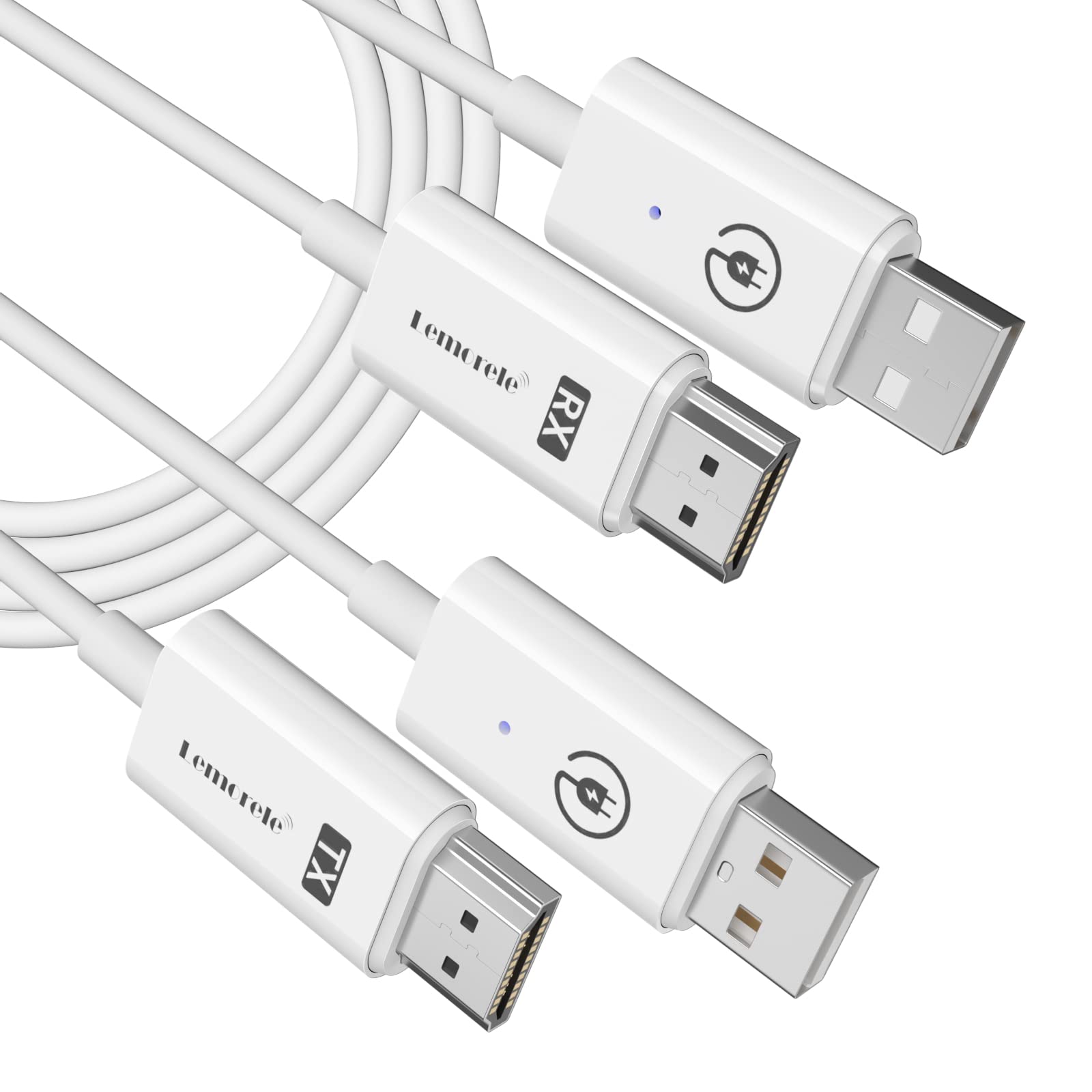 【貨物輸送無料】HDMI 無線電話 送受信機 書き割り 小型 30M 色：白いこと、大きさ：無線電話HDMI 送受信機 30M