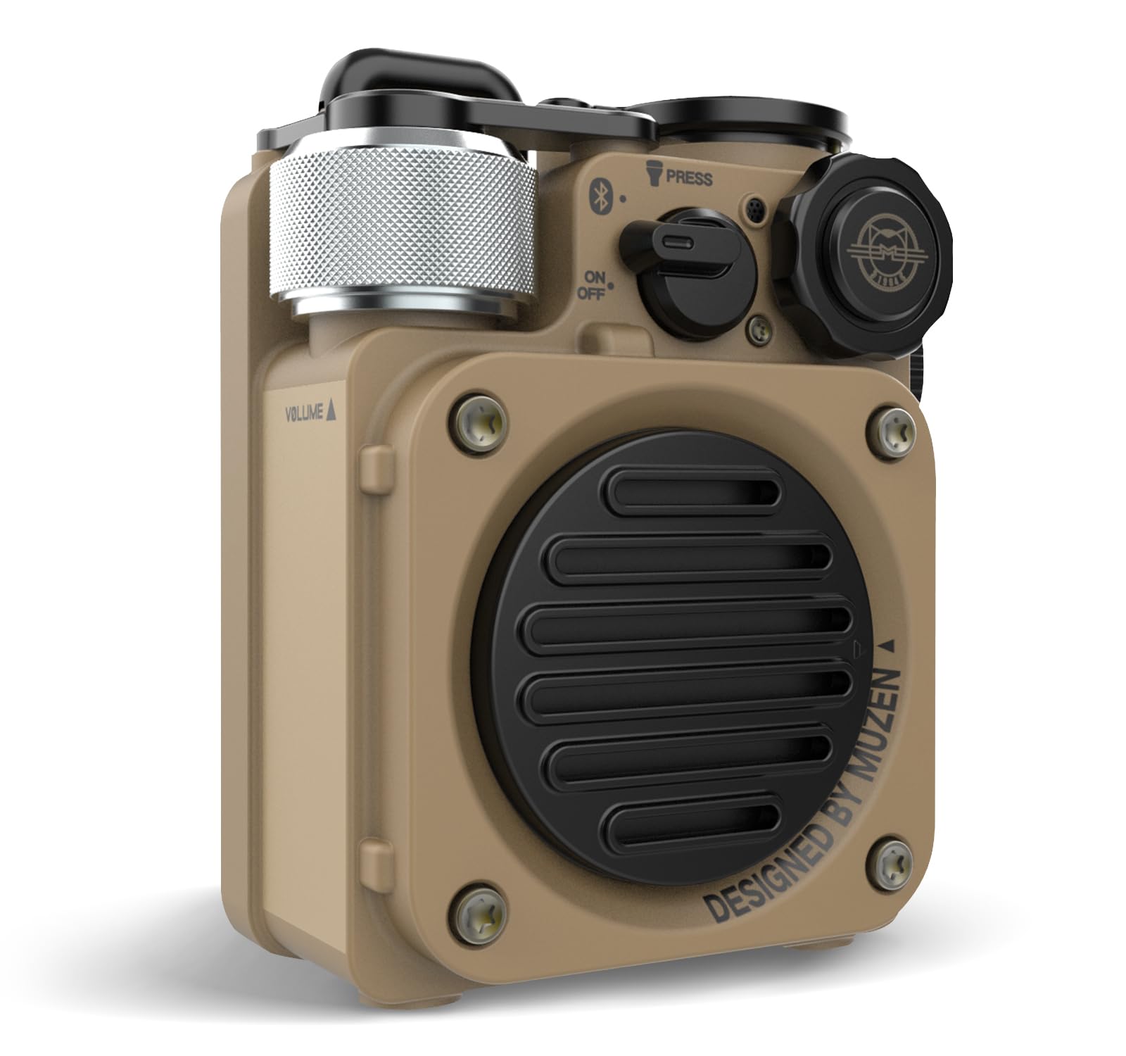 【貨物輸送無料】MUZEN Wild Mini アウトド 小型 金棒引き 携帯型 Bluetooth IPX5雨合羽 8第四次元年代順の連続生まれ変わり ３流行り物 懐中照明ランプ 色：Wild mini 第2時人 黄色