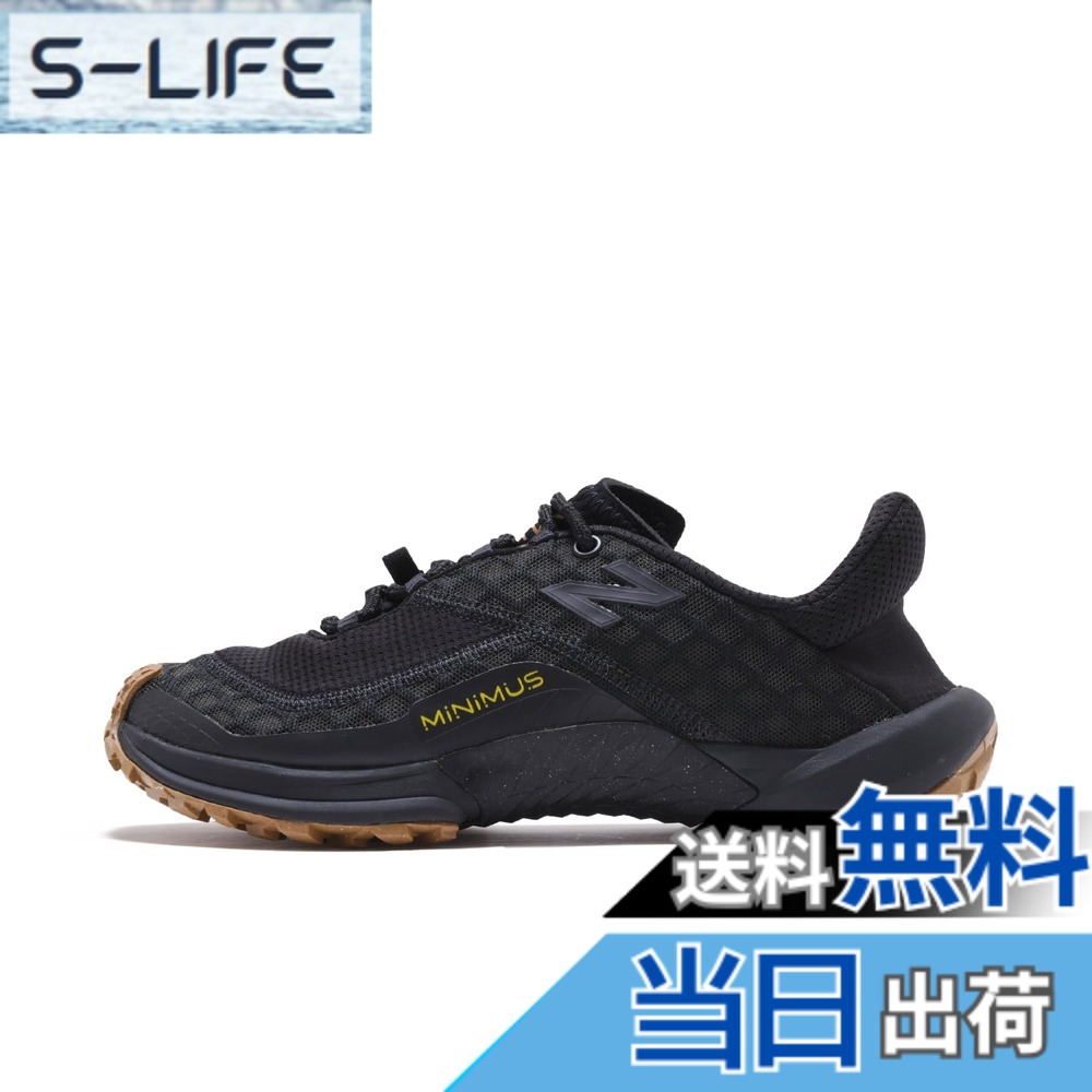 【貨物輸送無料】new balance(ニュー平衡にする) レディース NB minimus Trail ミニ集合体 トレイルランニングシューズ 色：LK1(BLACK)、大きさ：23.0 珊 D