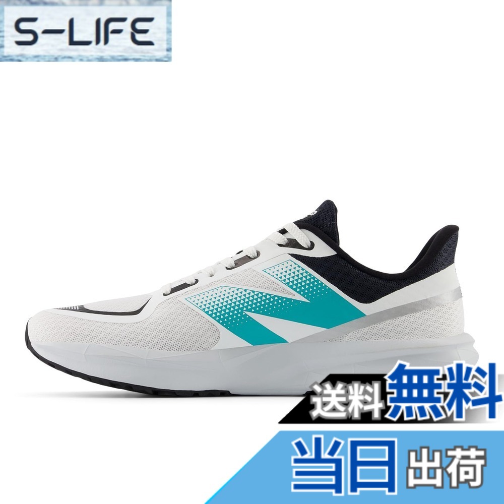 【送料無料】new balance(ニューバランス) メンズ DynaSoft Flash v7 フラッシュ トレーニング 部活ランニングシューズ 色：WB7(WHITE)、サイズ：28.0 cm D｜S-LIFE