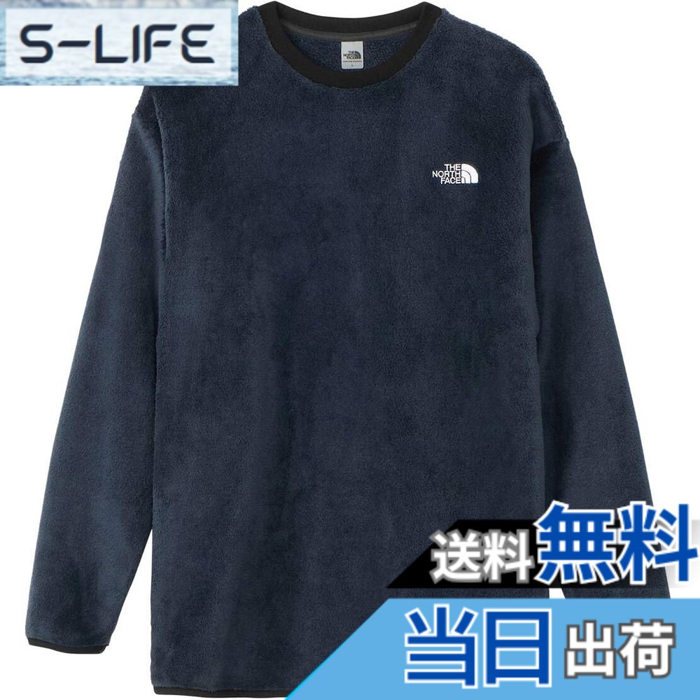 【貨物輸送無料】THE NORTH FACE(ザ・ノース・フェイス) フリース カットソーバーサミッドクルー Versa Mid Crew メンズ成年者 NA72480メンズ 色：アーバンネイビー、大きさ：M
