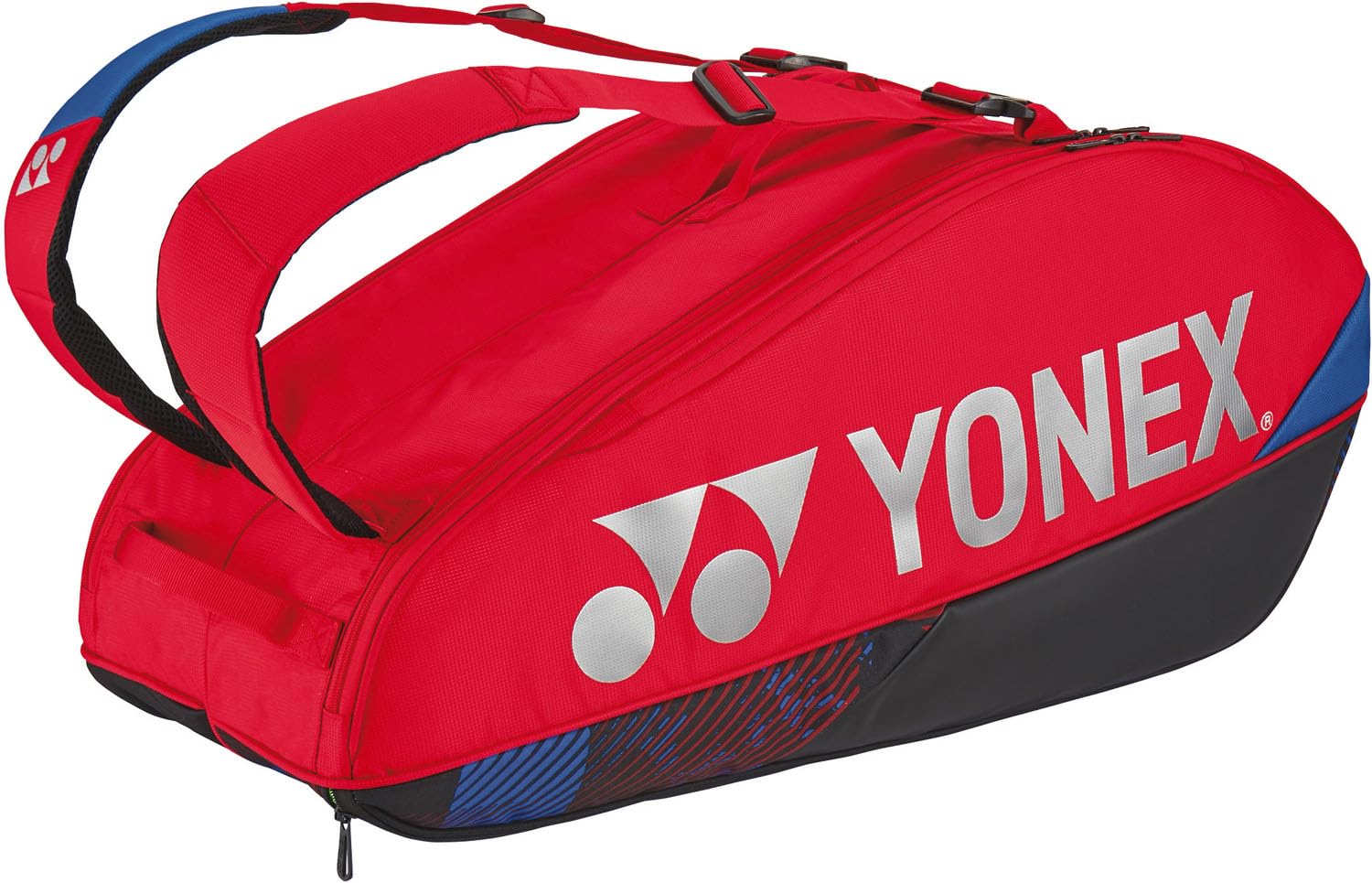 【貨物輸送無料】ヨネックス(YONEX) 庭球 御徒面子 櫂御徒面子6 庭球櫂6本納める能力のある BAG2402R 色：スカーレット、大きさ：幅78x奥ふかさ28x高さ36珊